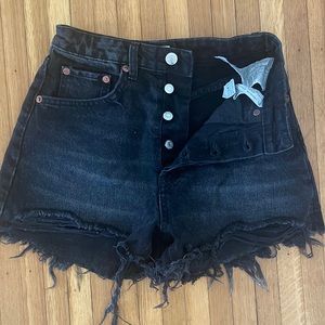 Zara denim cut off shorts . Size 2 NWOT